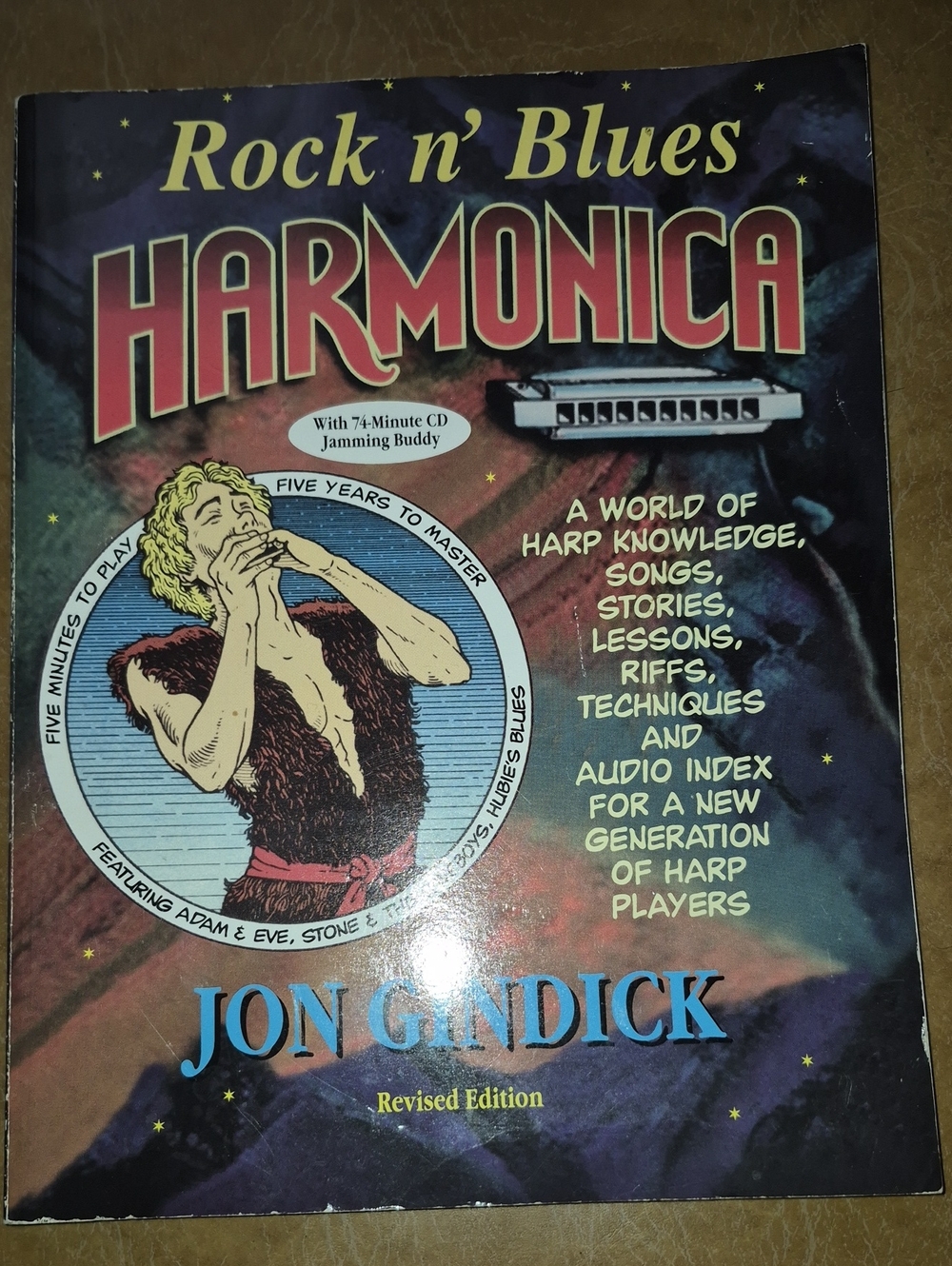 Rock n' Blues Harmonica by Jon Gindick - Multicolor Cover